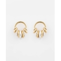 Boucle d'oreilles Donut Uni Or