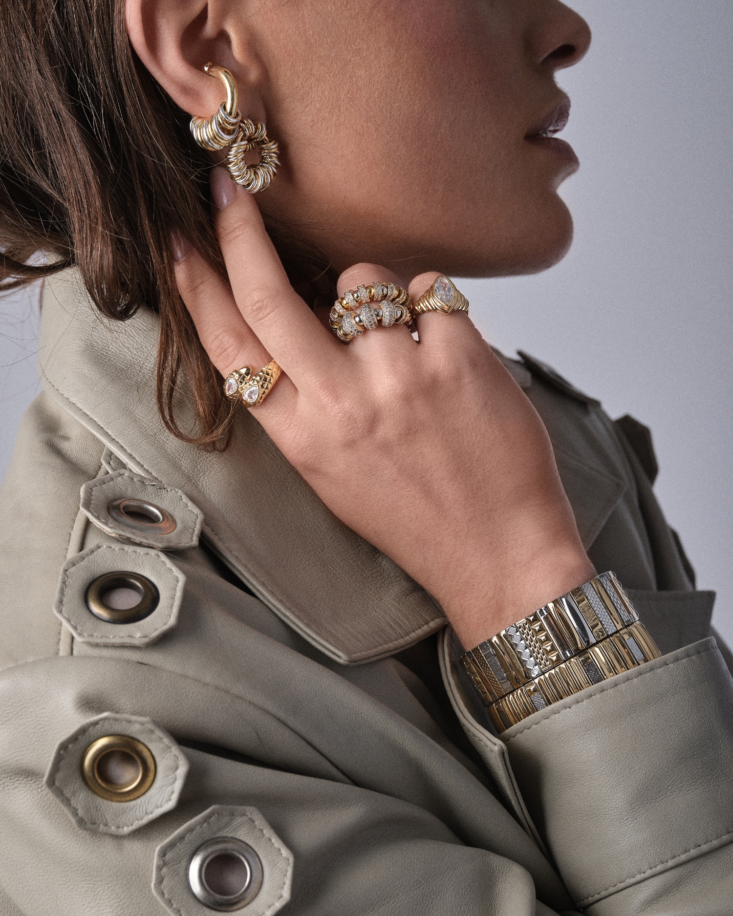 Bague Nefertiti Triple