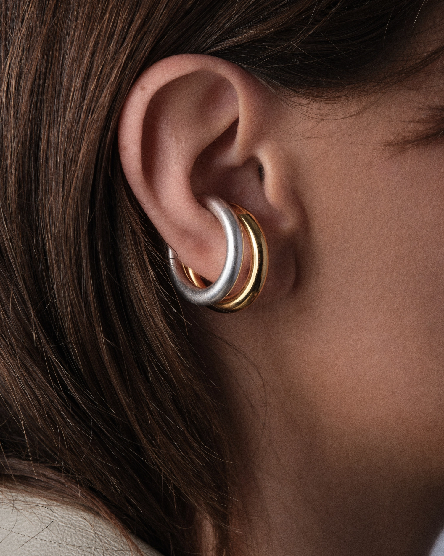 Boucles d'oreilles Hoops Or