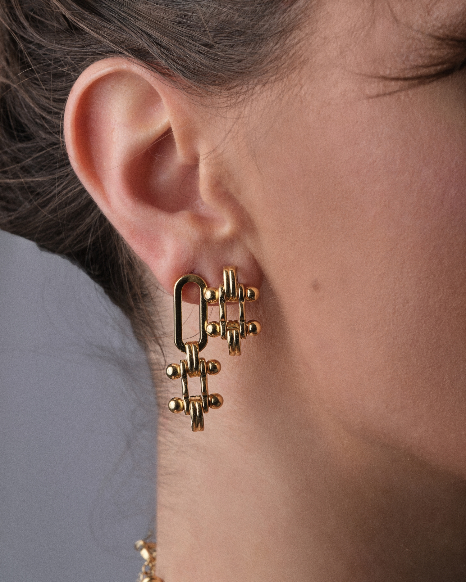 Boucles d’oreille GRENAD Or