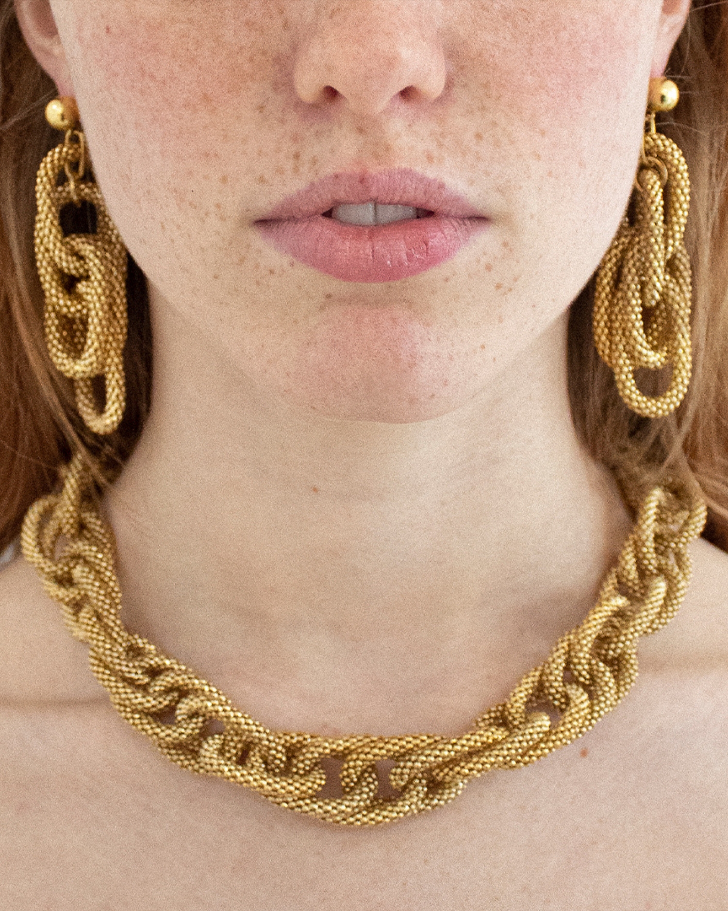 Collier Plume Or