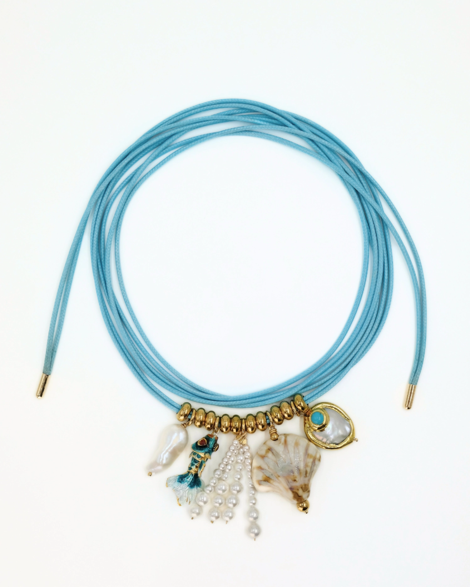 Collier Mermaid Pampilles Lagon
