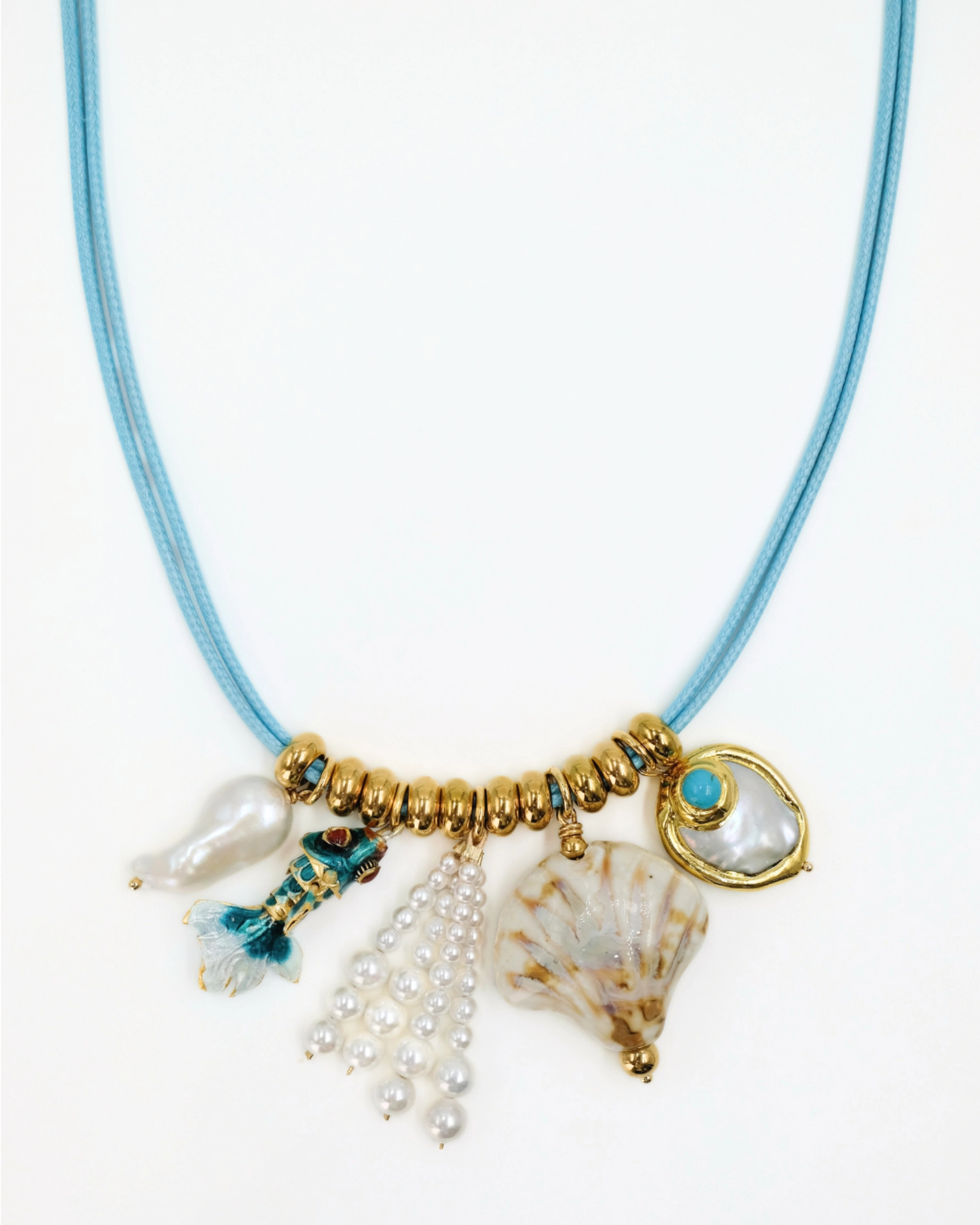Collier Mermaid Pampilles Lagon