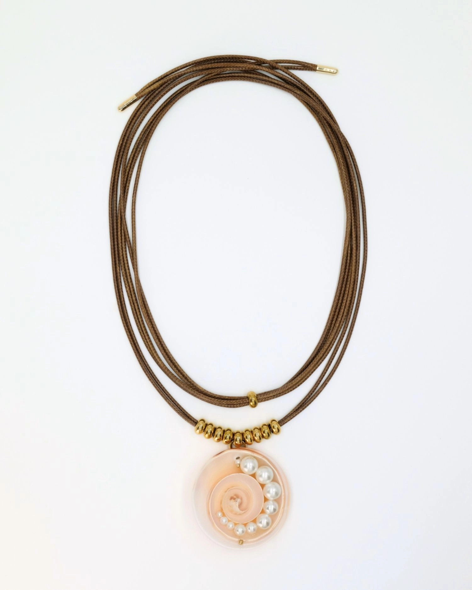 Collier Shell Spirale