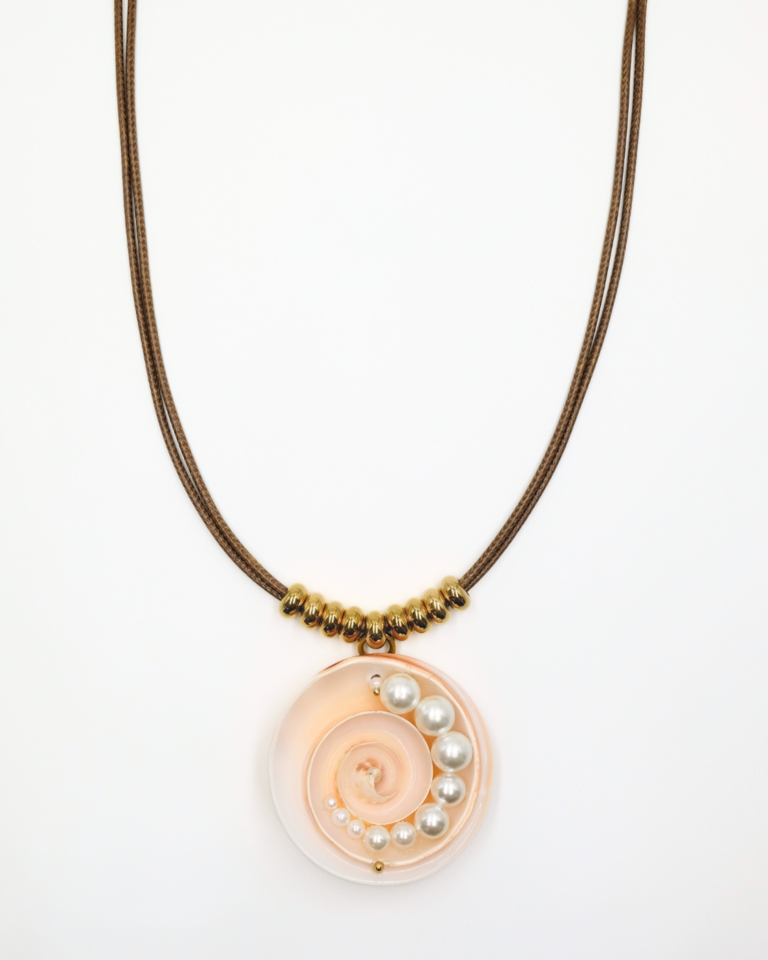 Collier Shell Spirale