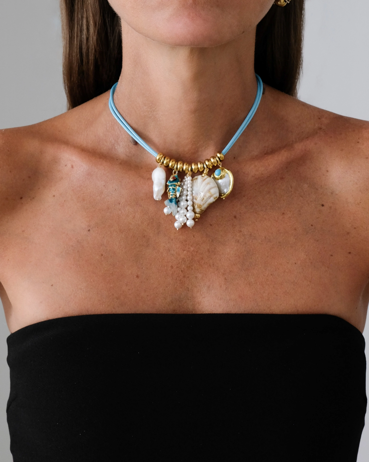 Collier Mermaid Pampilles Lagon