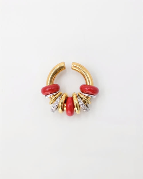 Earcuff Shiny Red