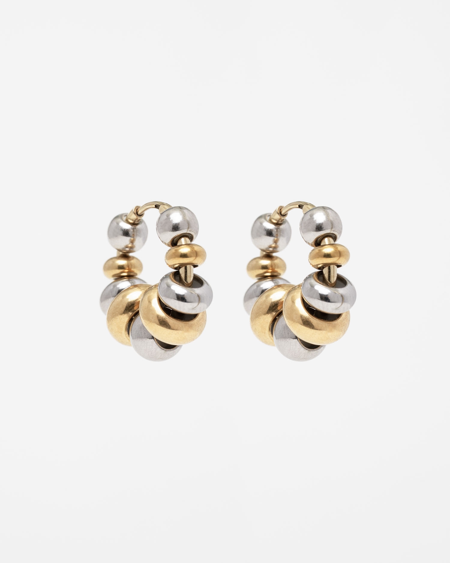 Boucles d'oreilles Frankie Gold & Silver