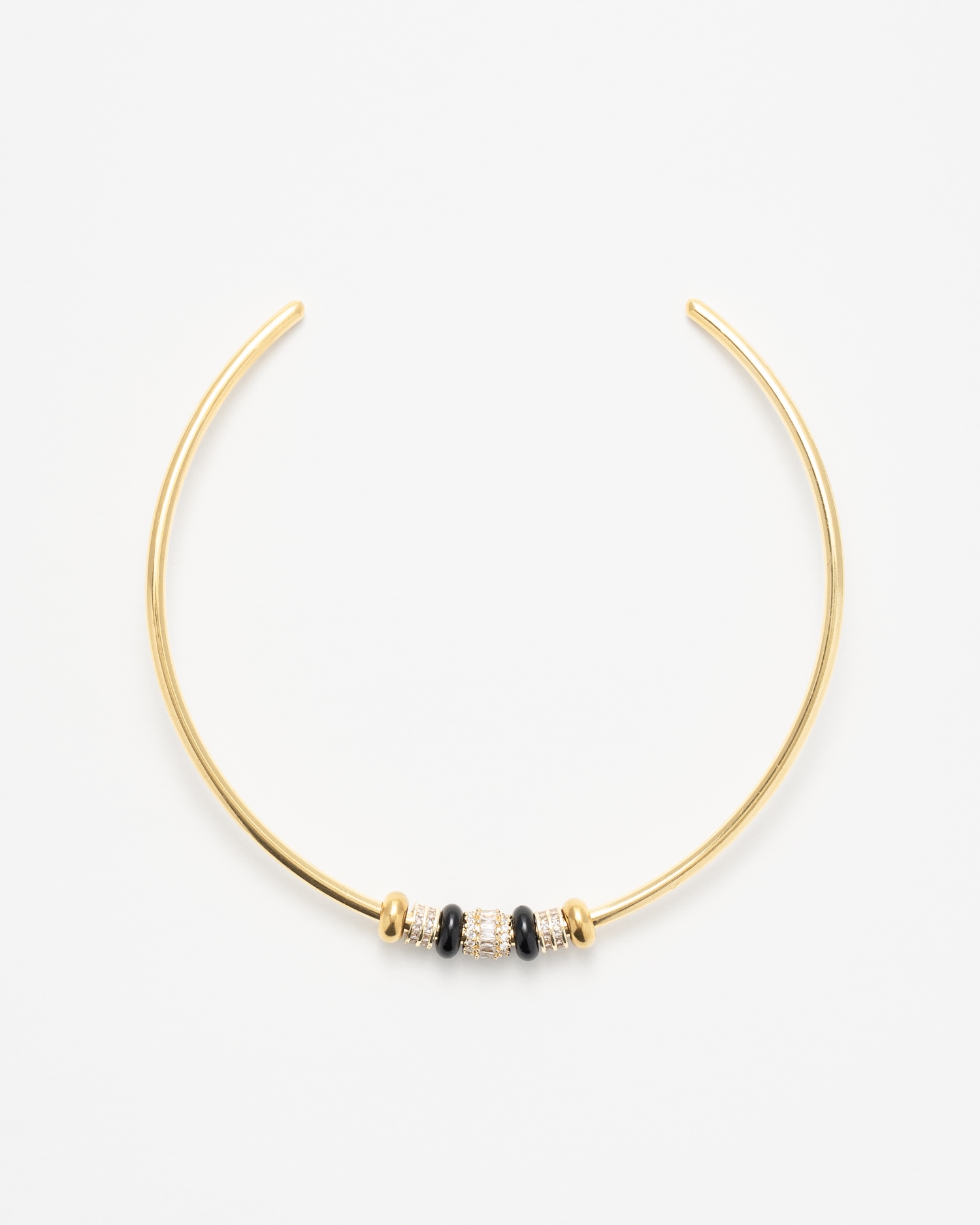 Collier Black Shiny Torque