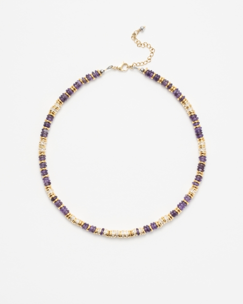 Collier Gaïa Violet