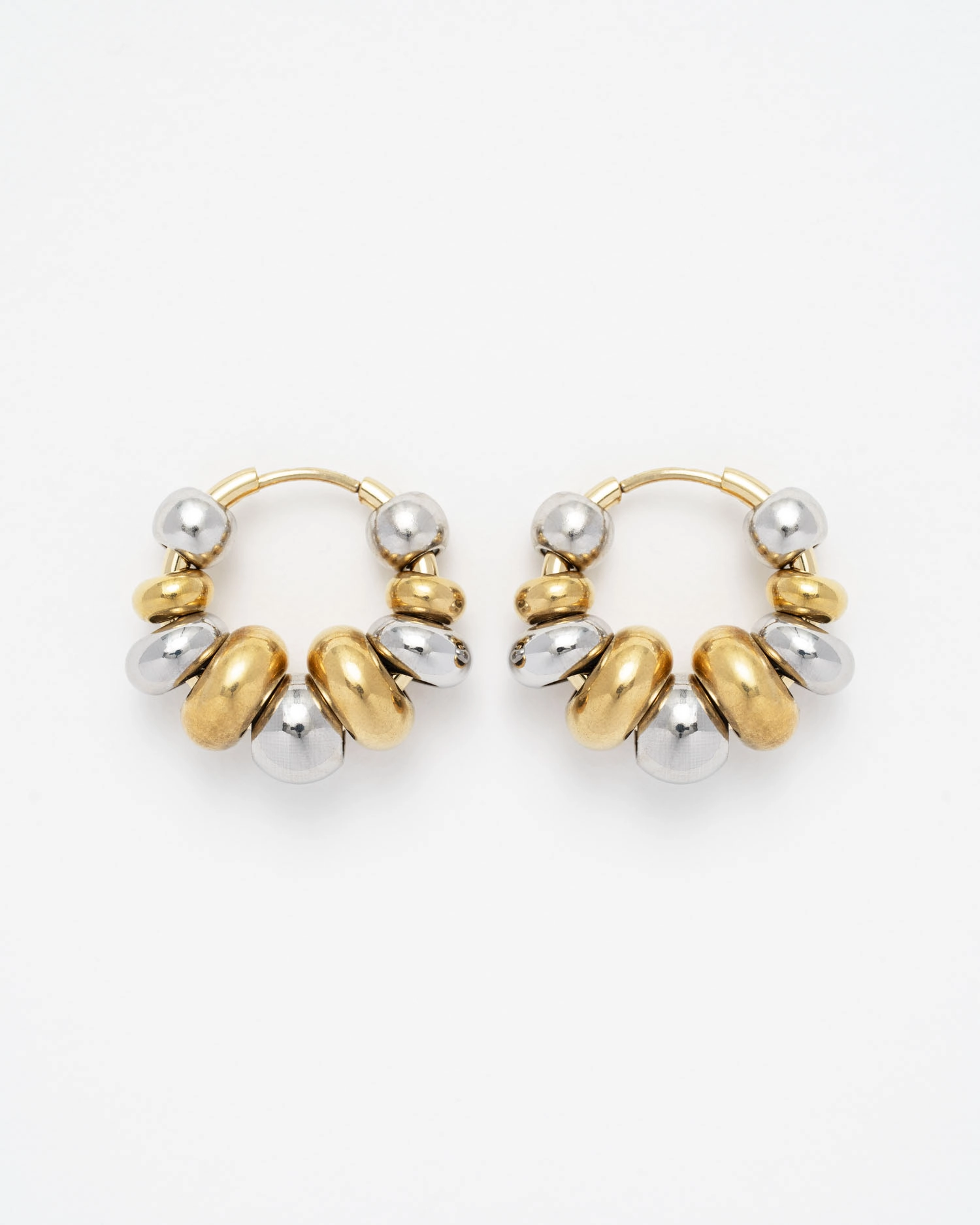 Boucles d'oreilles Frankie Gold and Silver