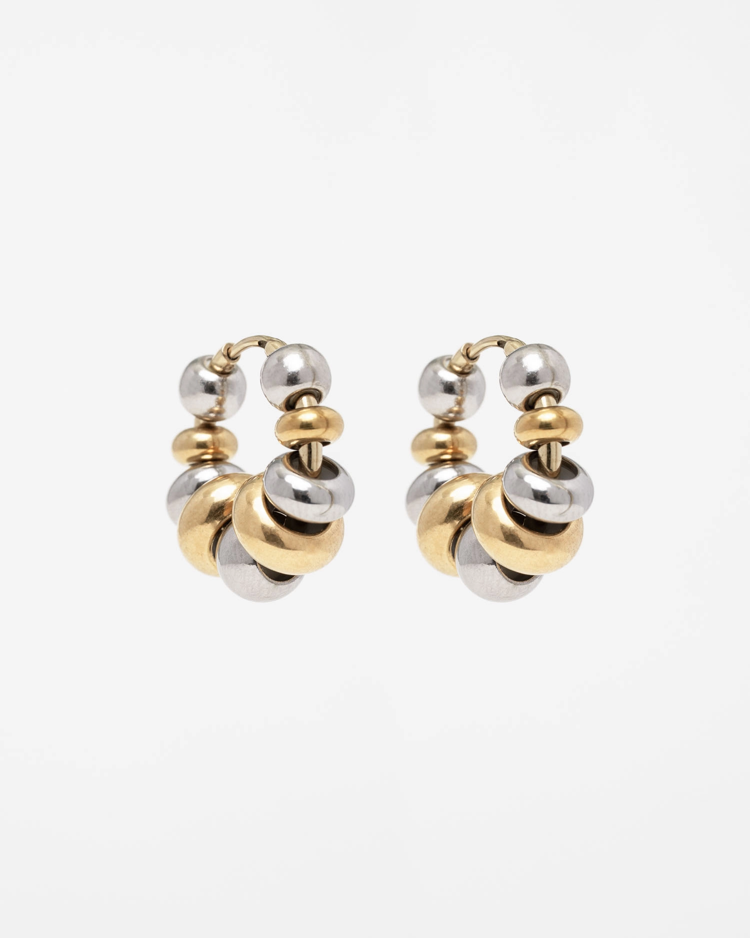 Boucles d'oreilles Frankie Gold and Silver
