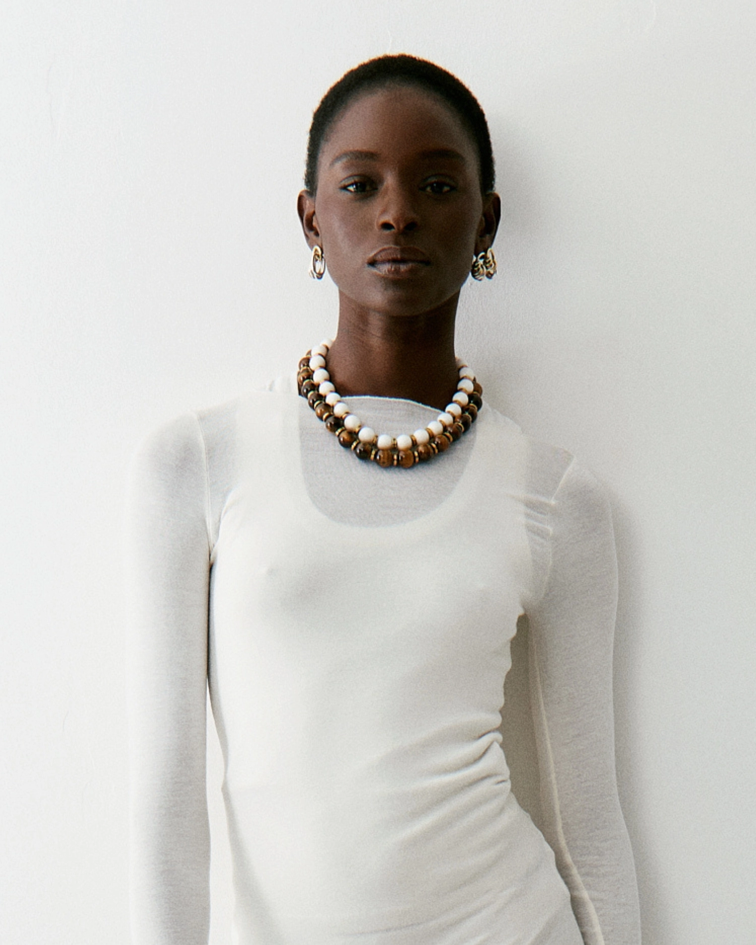 Collier Olia White