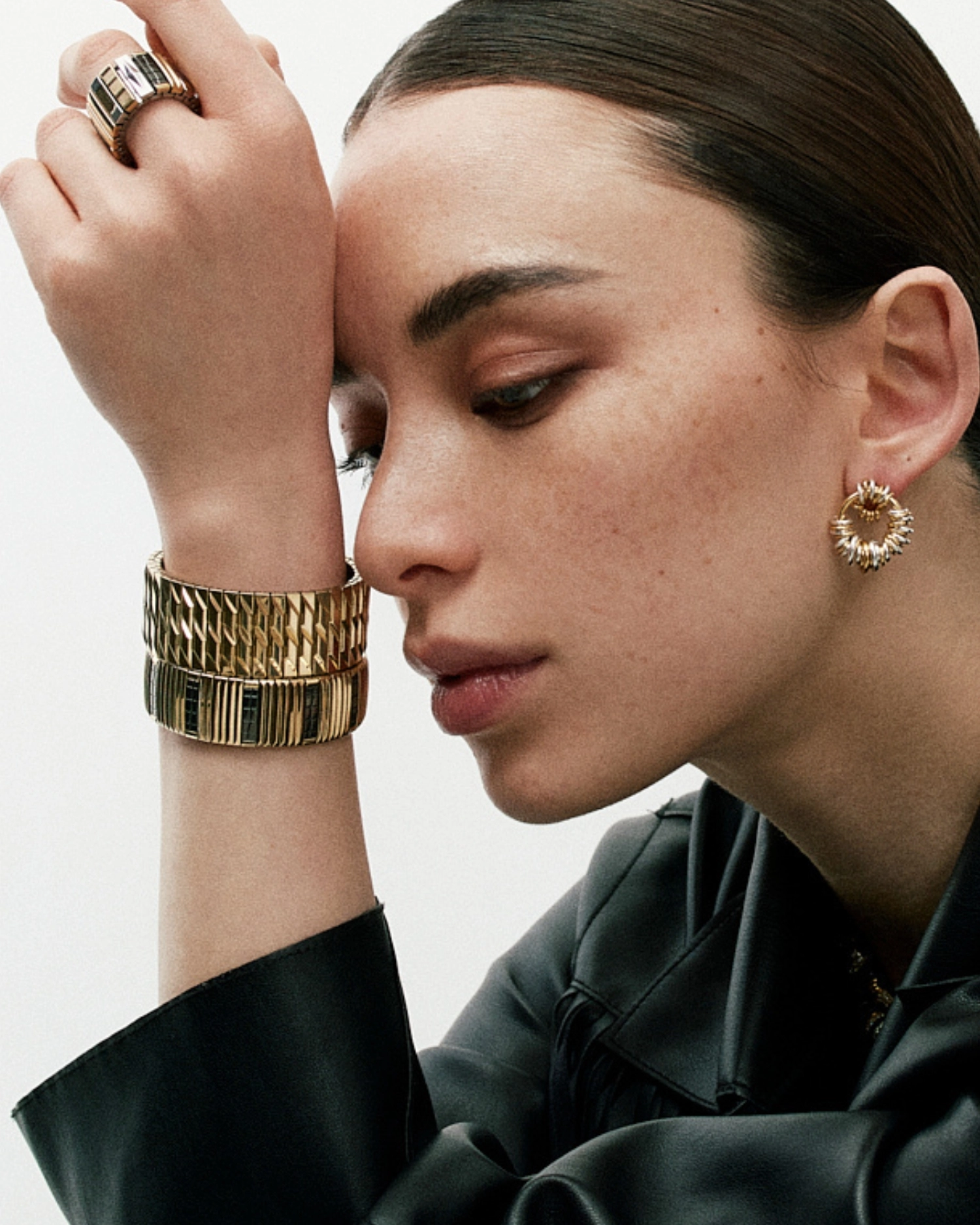 Bracelet SIG 18 Stripes Gold and Black