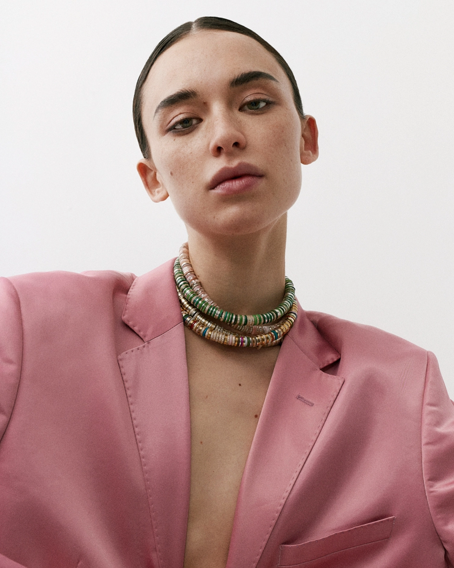 Collier Rondelle Green