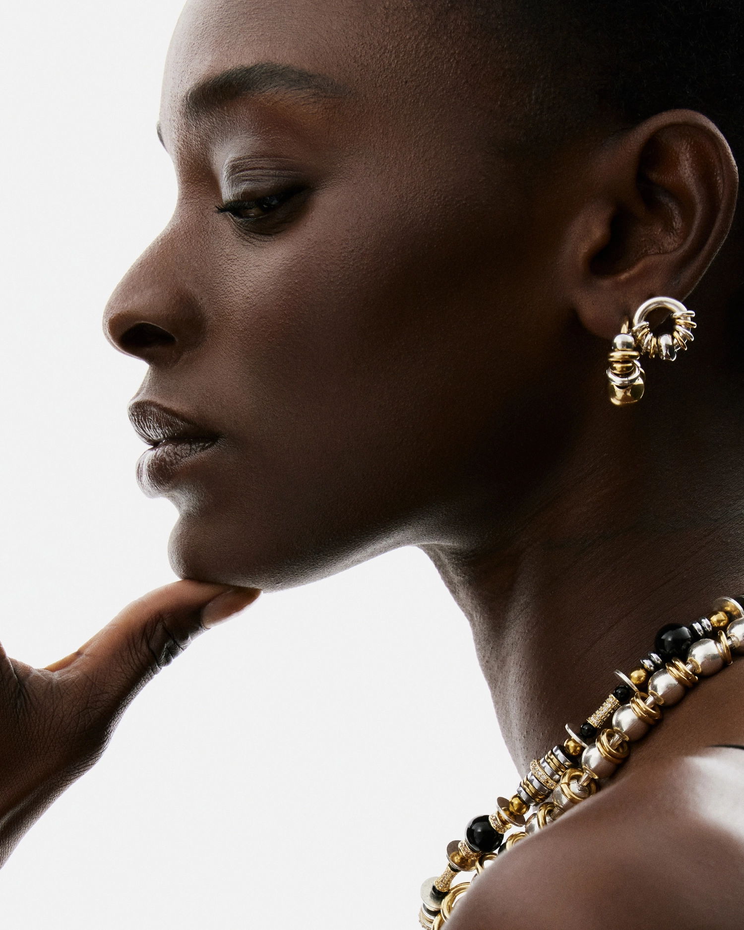 Boucles d'oreilles Donut Baby Argent