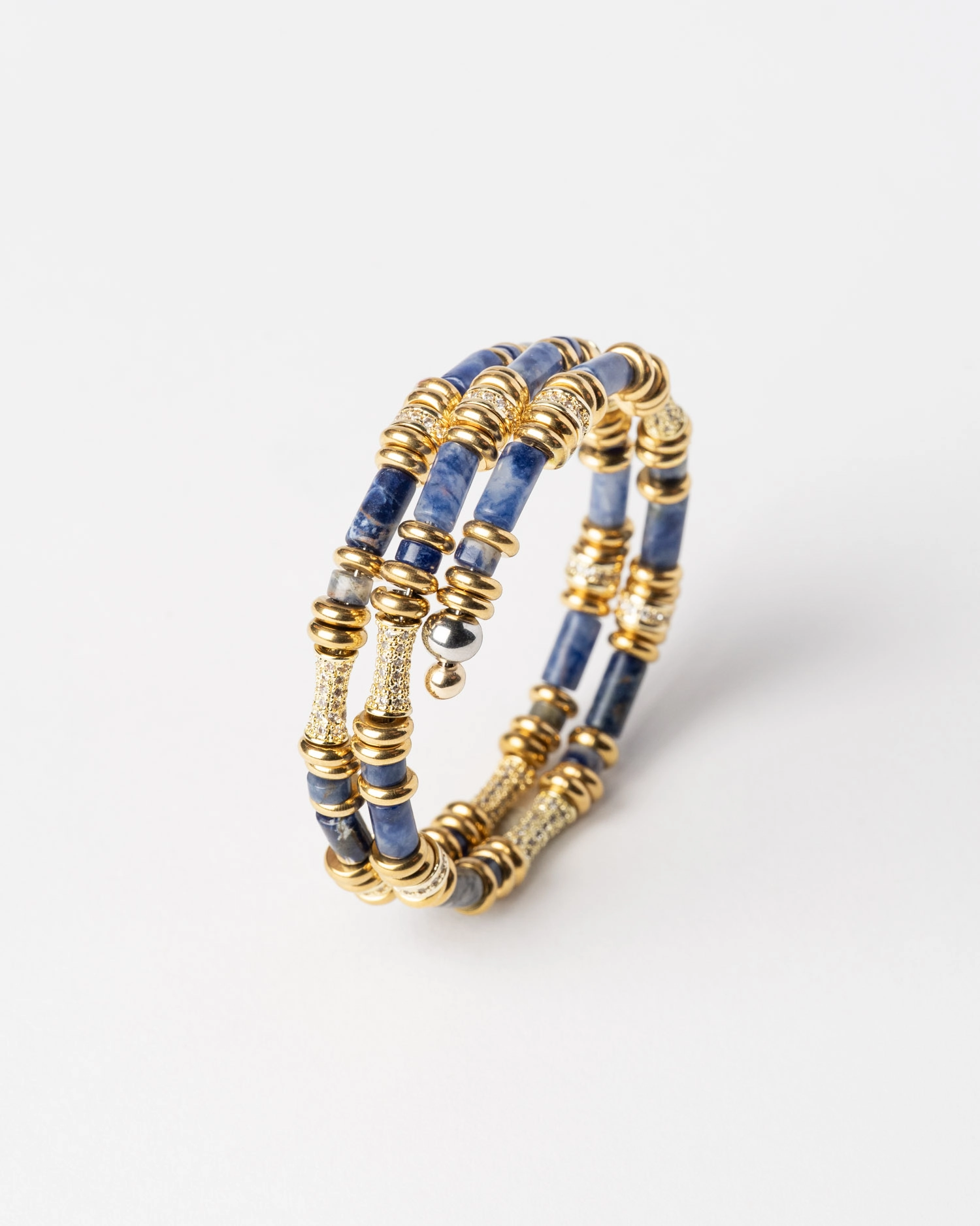 Bracelet Yara Shiny Bleu