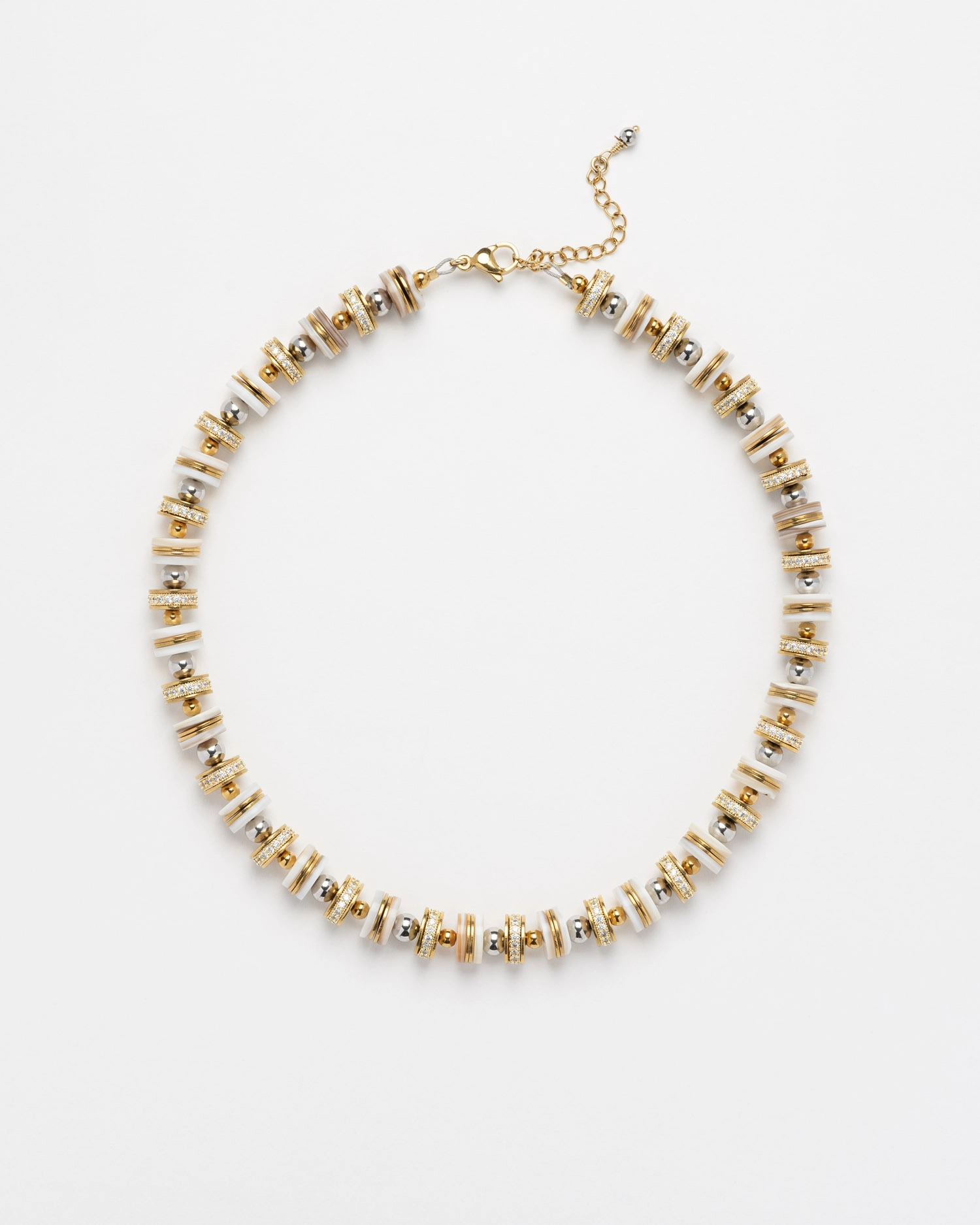 Collier Helios Blanc