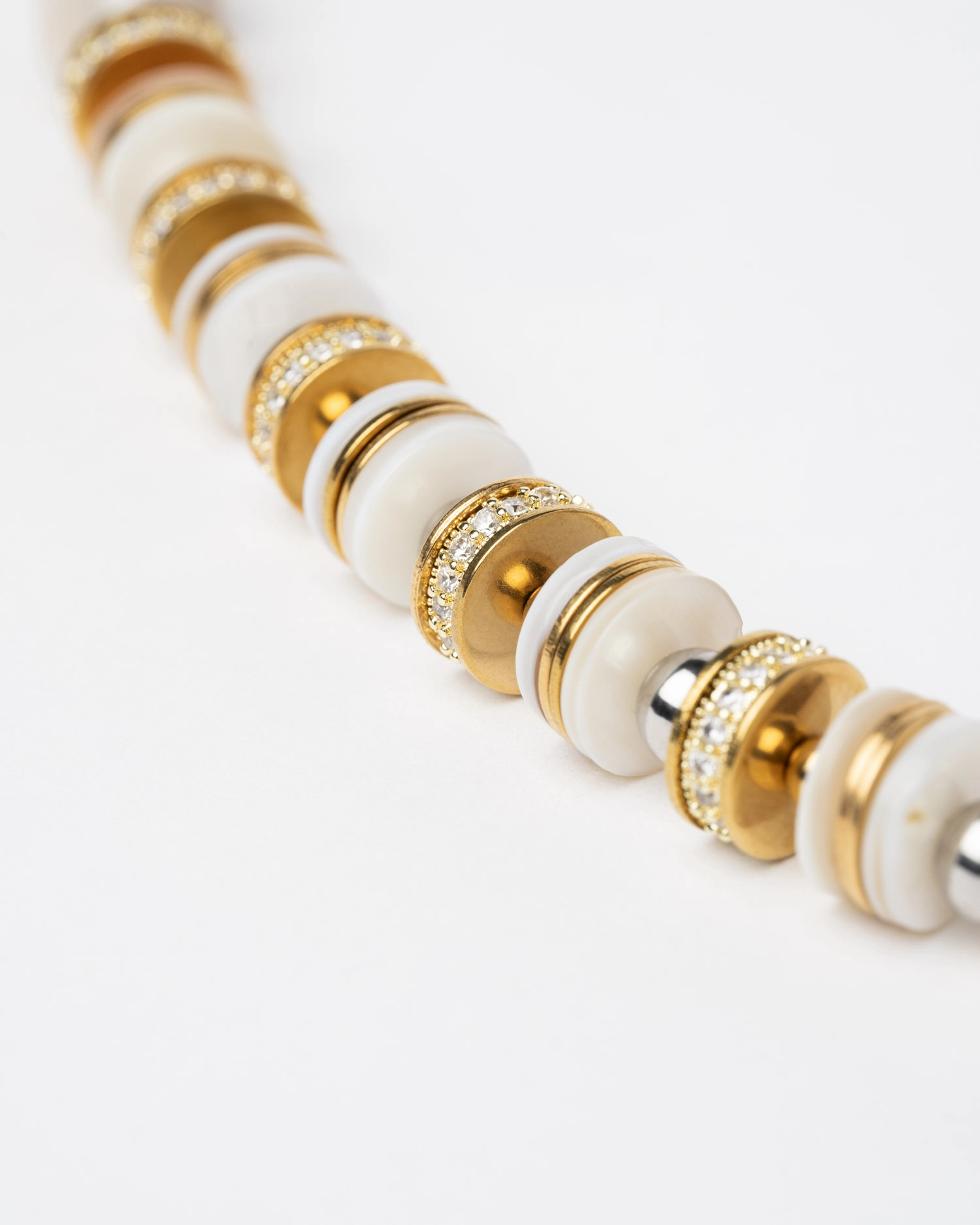 Collier Helios Blanc