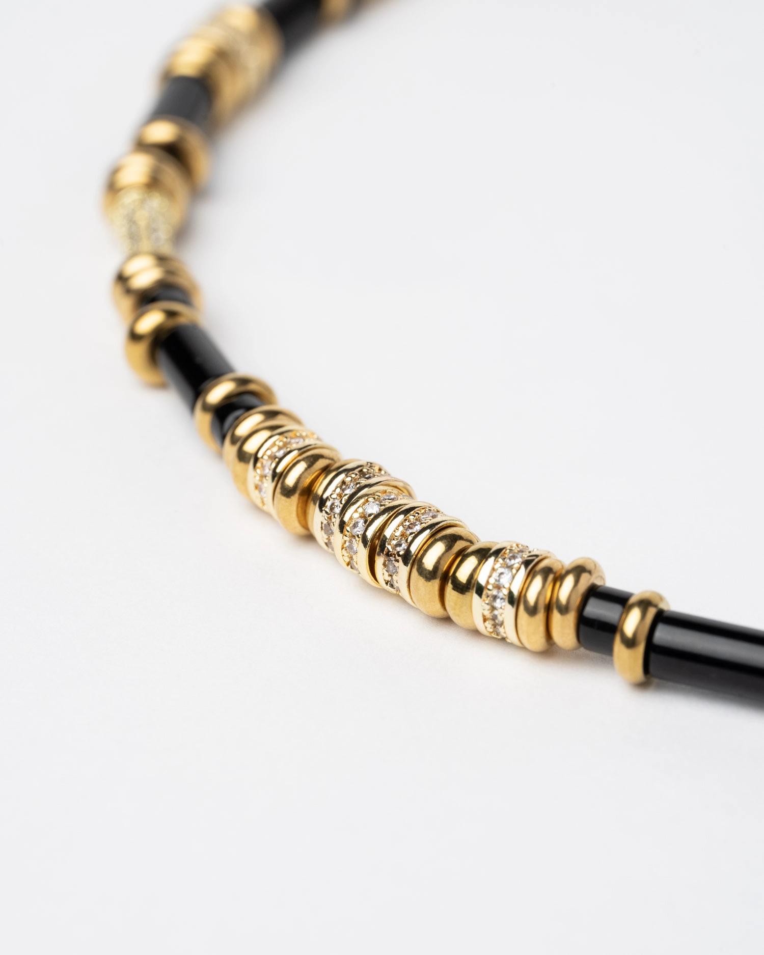 Collier Yara Shiny Noir