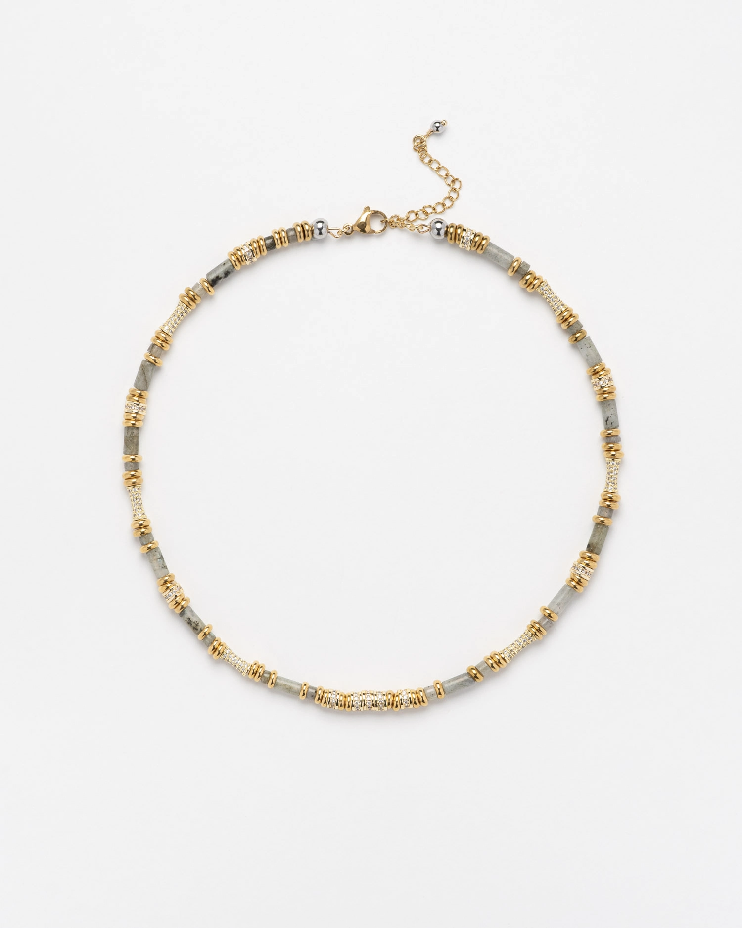 Collier Yara Shiny Grey