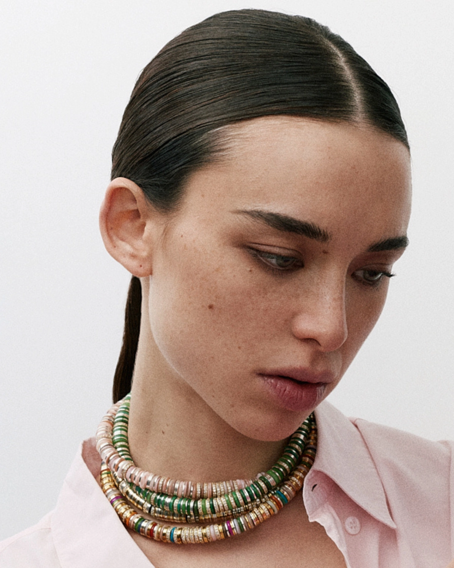 Collier Rondelle Multicolore