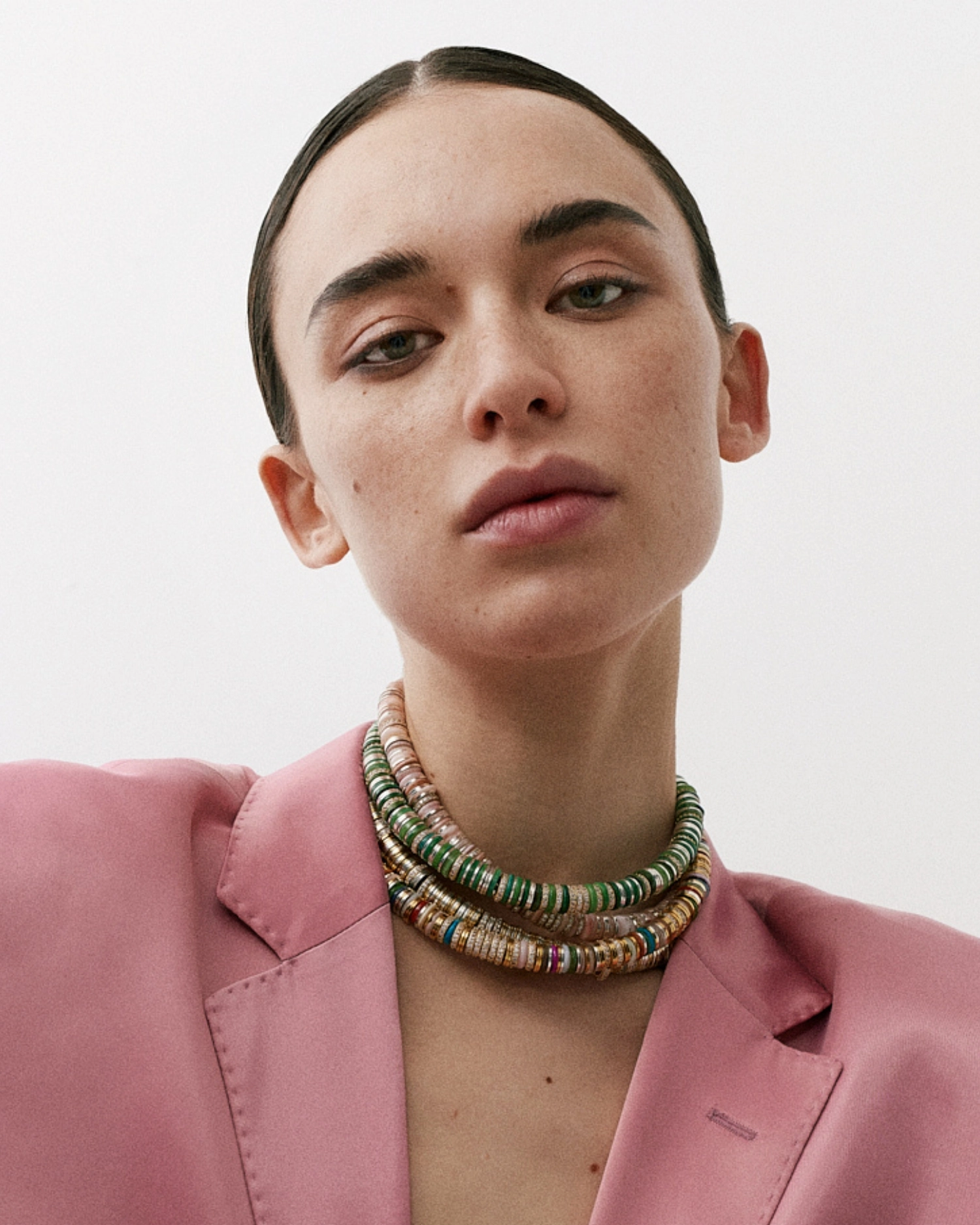 Collier Rondelle Multicolore