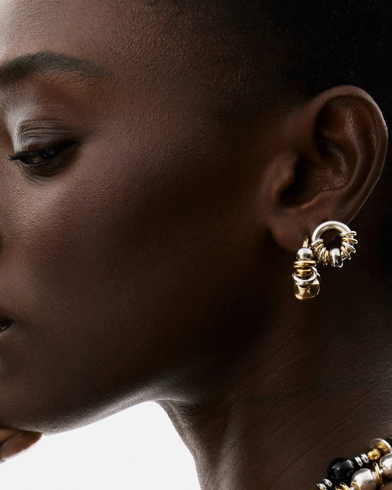 Boucles d'oreilles Donut Baby Argent