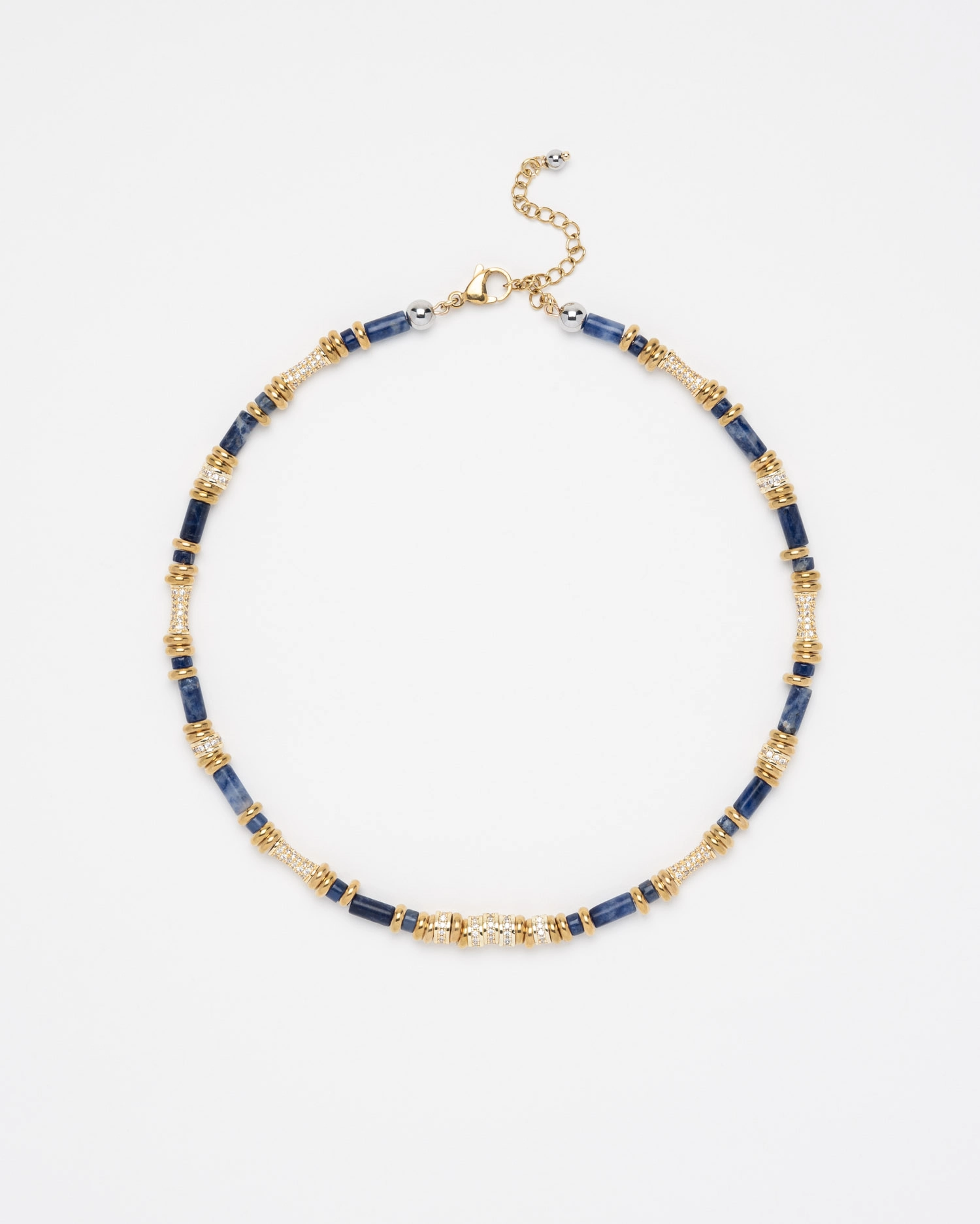 Collier Yara Shiny Bleu