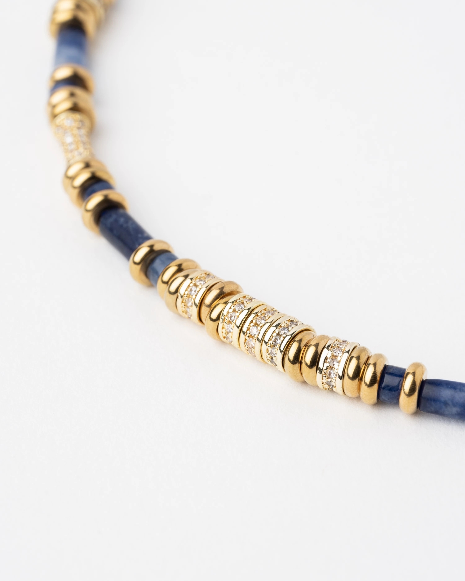 Collier Yara Shiny Bleu