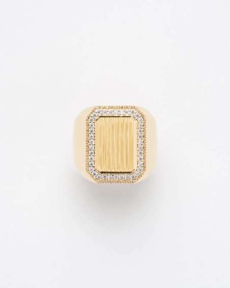 Bague Ribbed