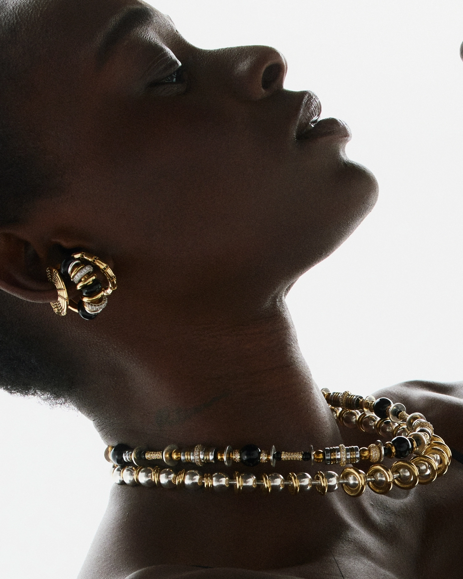 Collier New Nefertiti Black