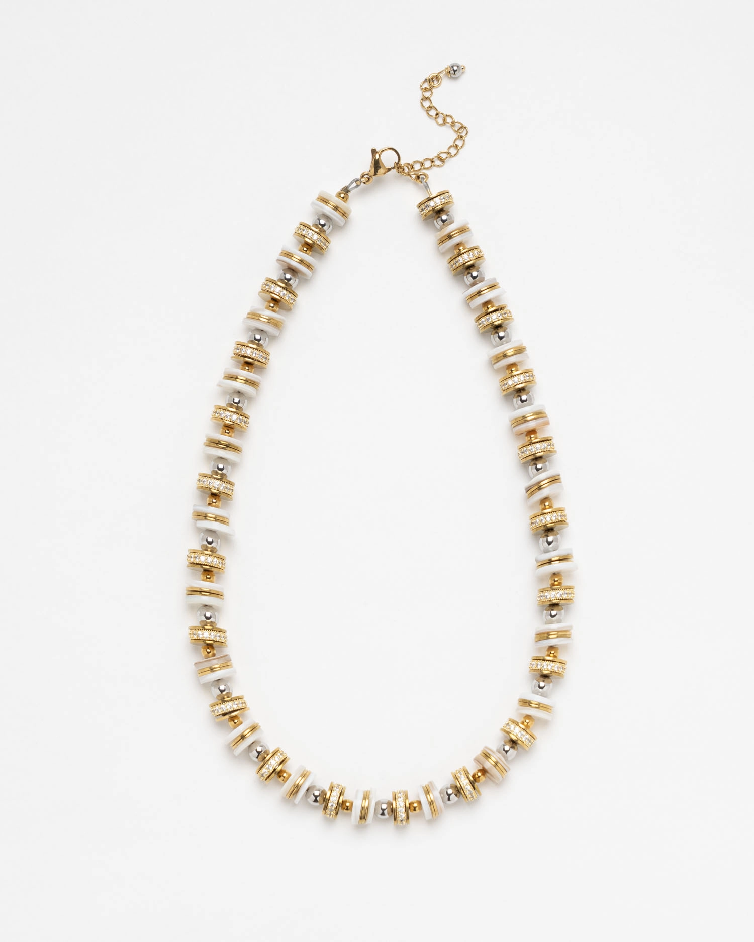 Collier Helios Blanc