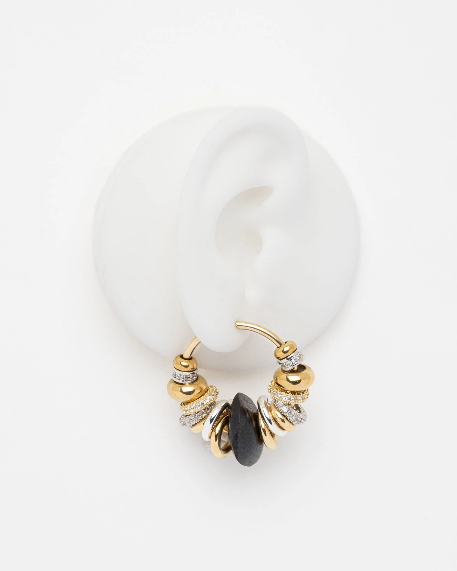 Boucles d'oreilles Sia Noir