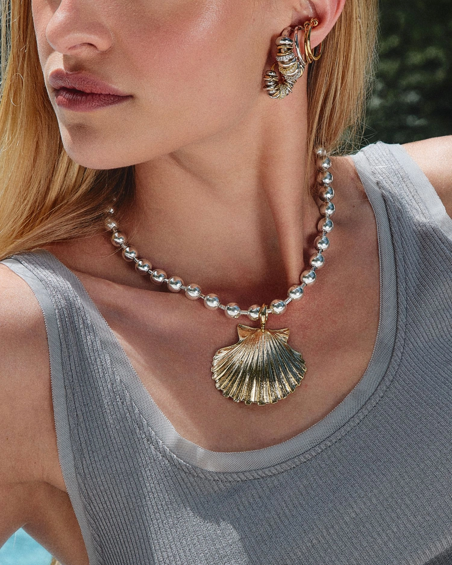 Collier Bubble Shell