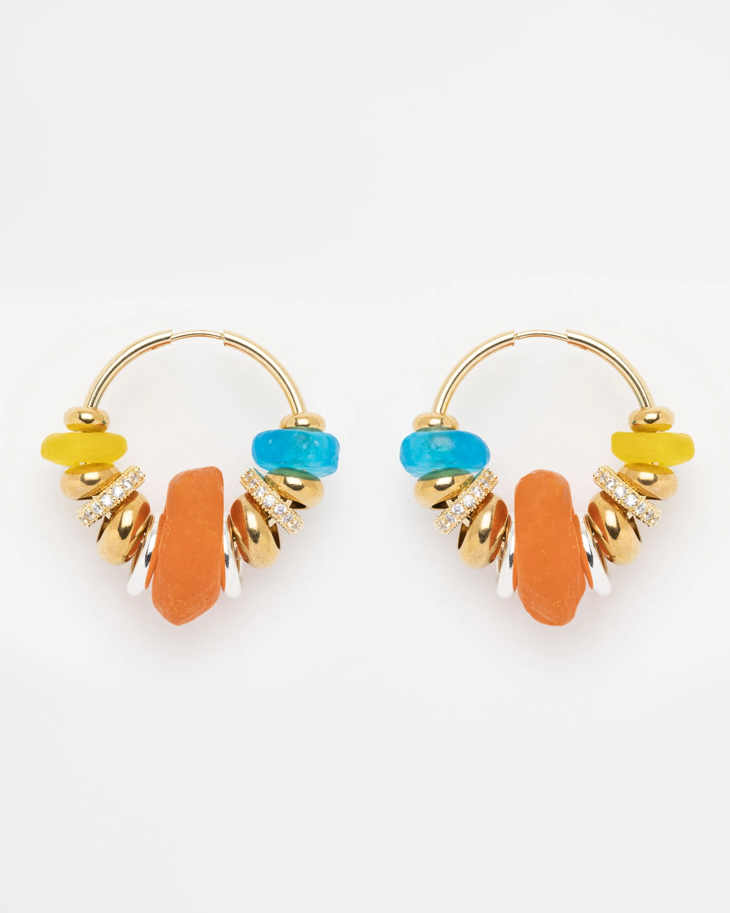 Boucles d'oreilles Sia Orange