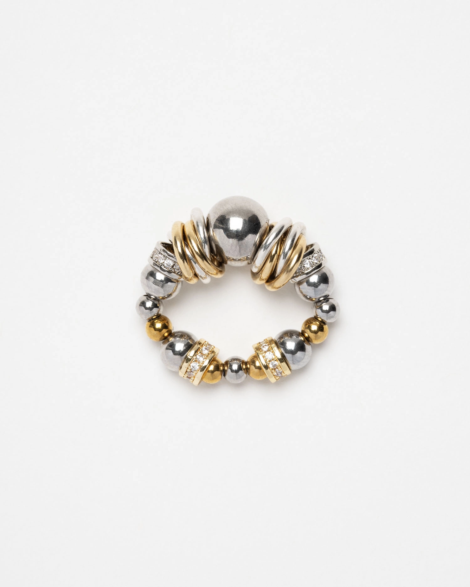 Bague Neptune Or & Argent