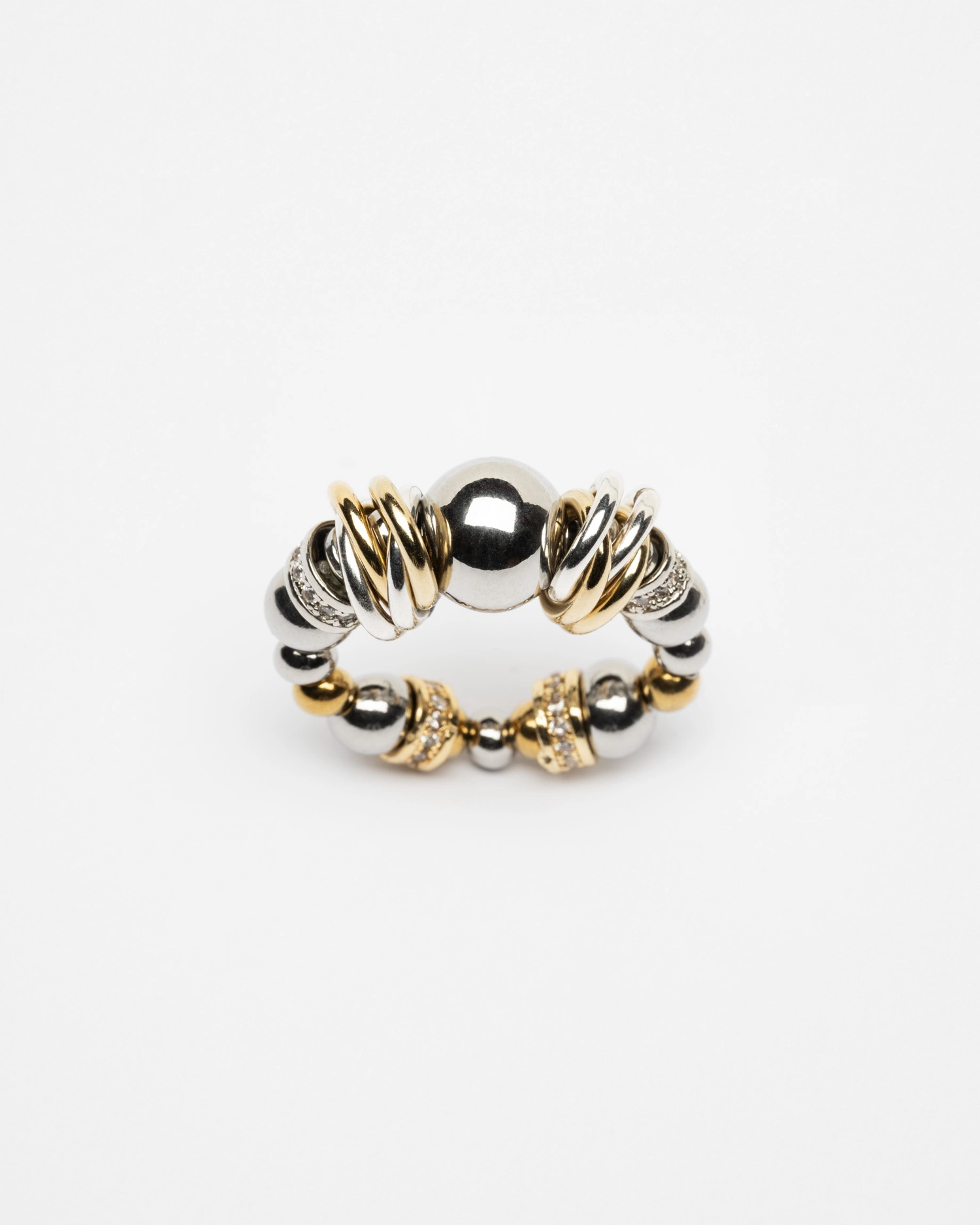 Bague Neptune Or & Argent