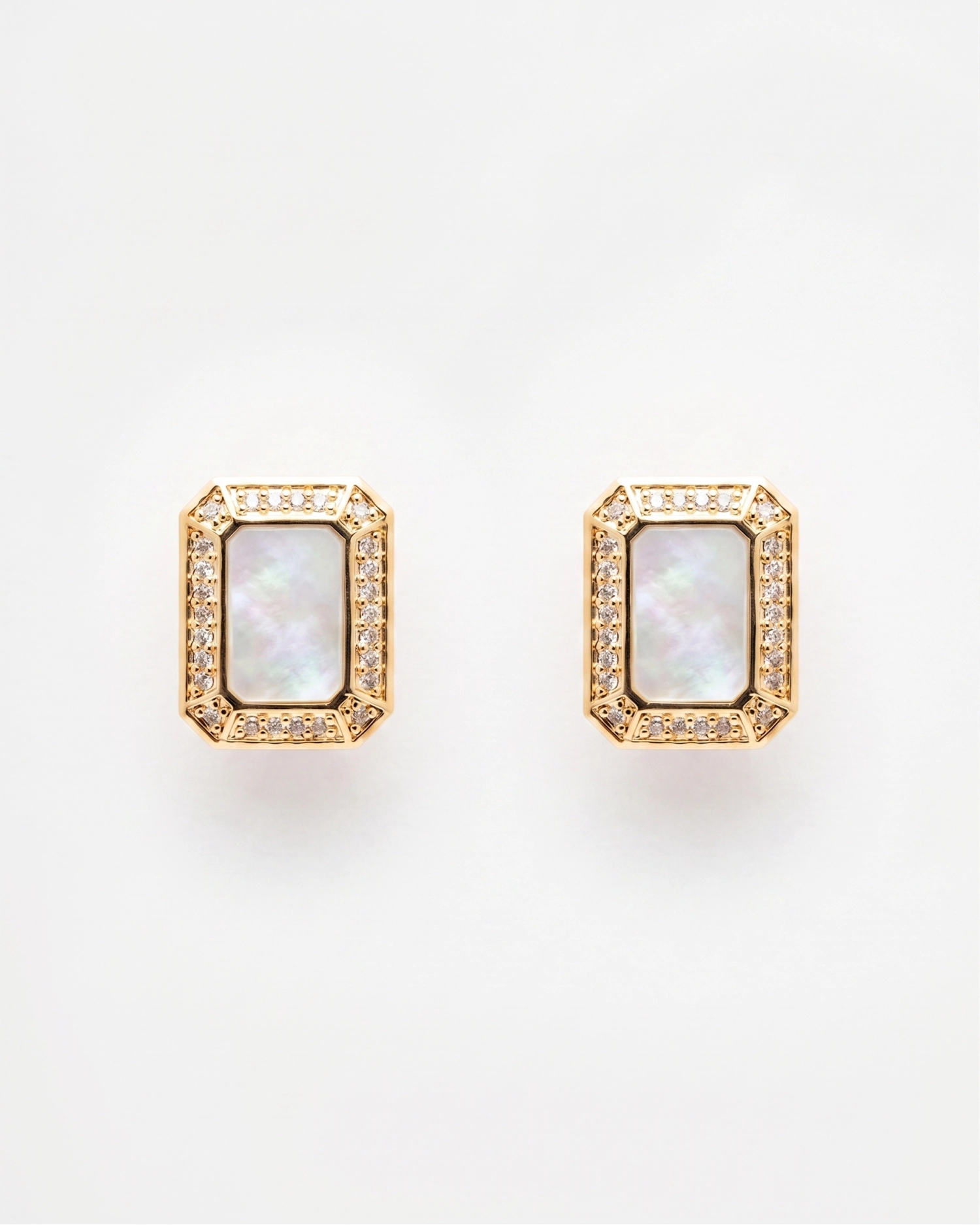 Boucles d'oreilles Aura Cream