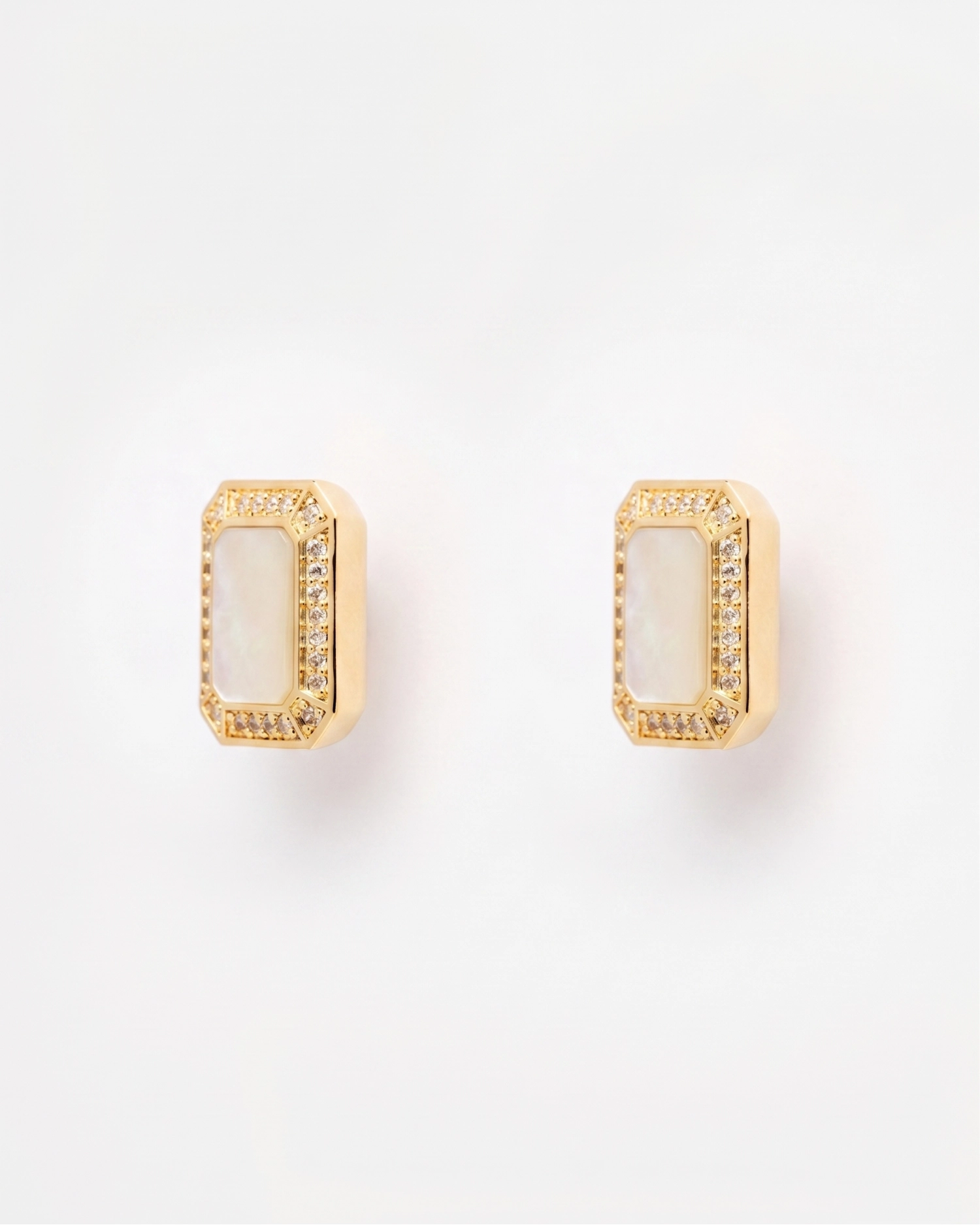 Boucles d'oreilles Aura Cream