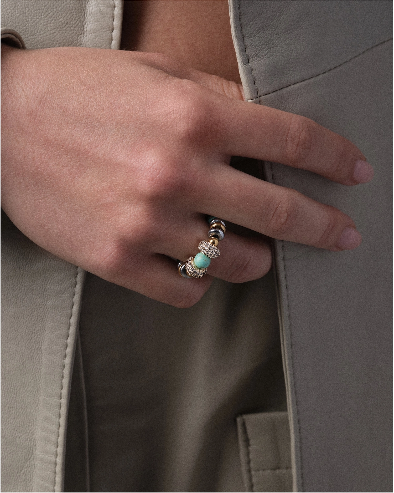 Bague Nefertiti Turquoise siga