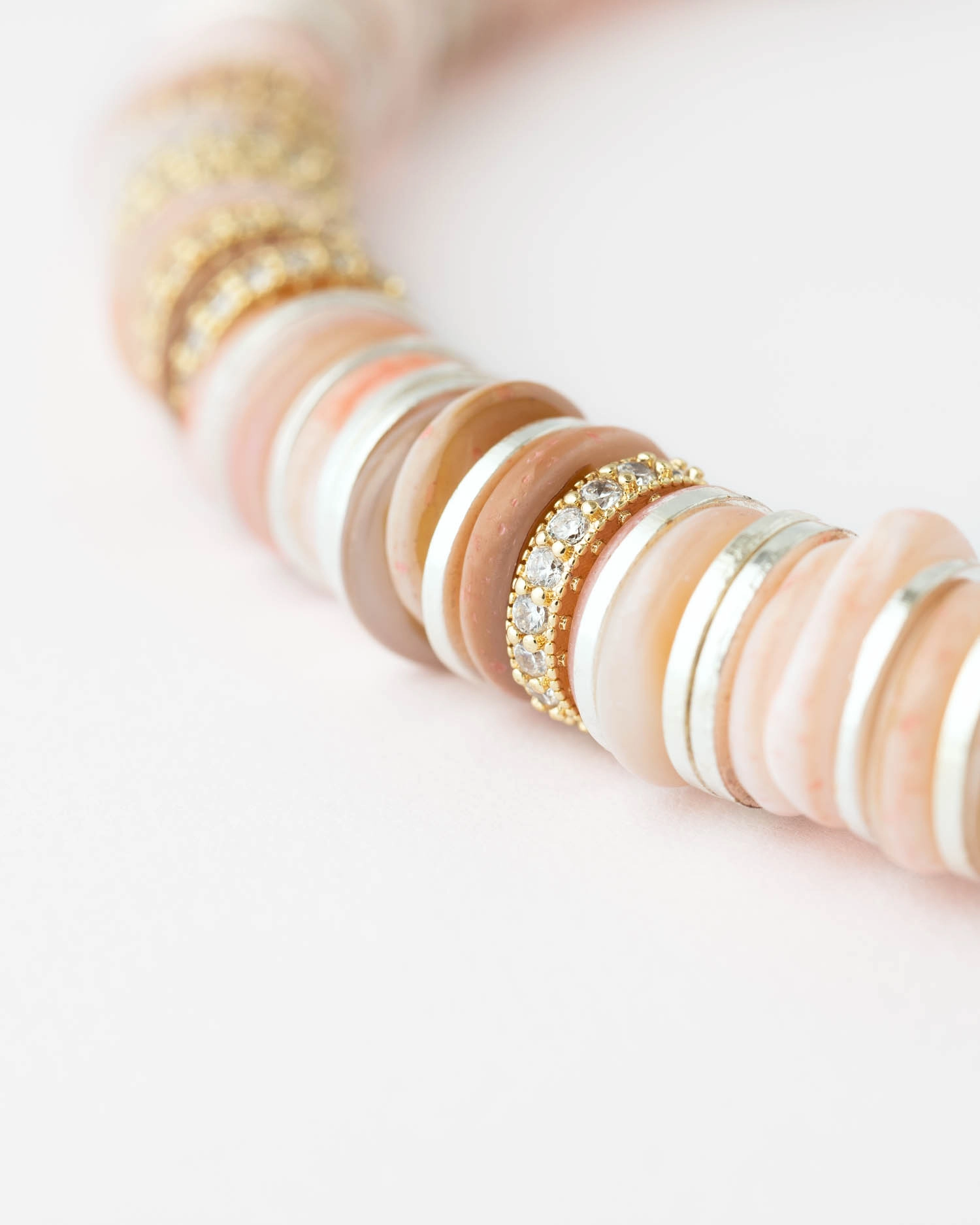 Collier Rondelle Pink