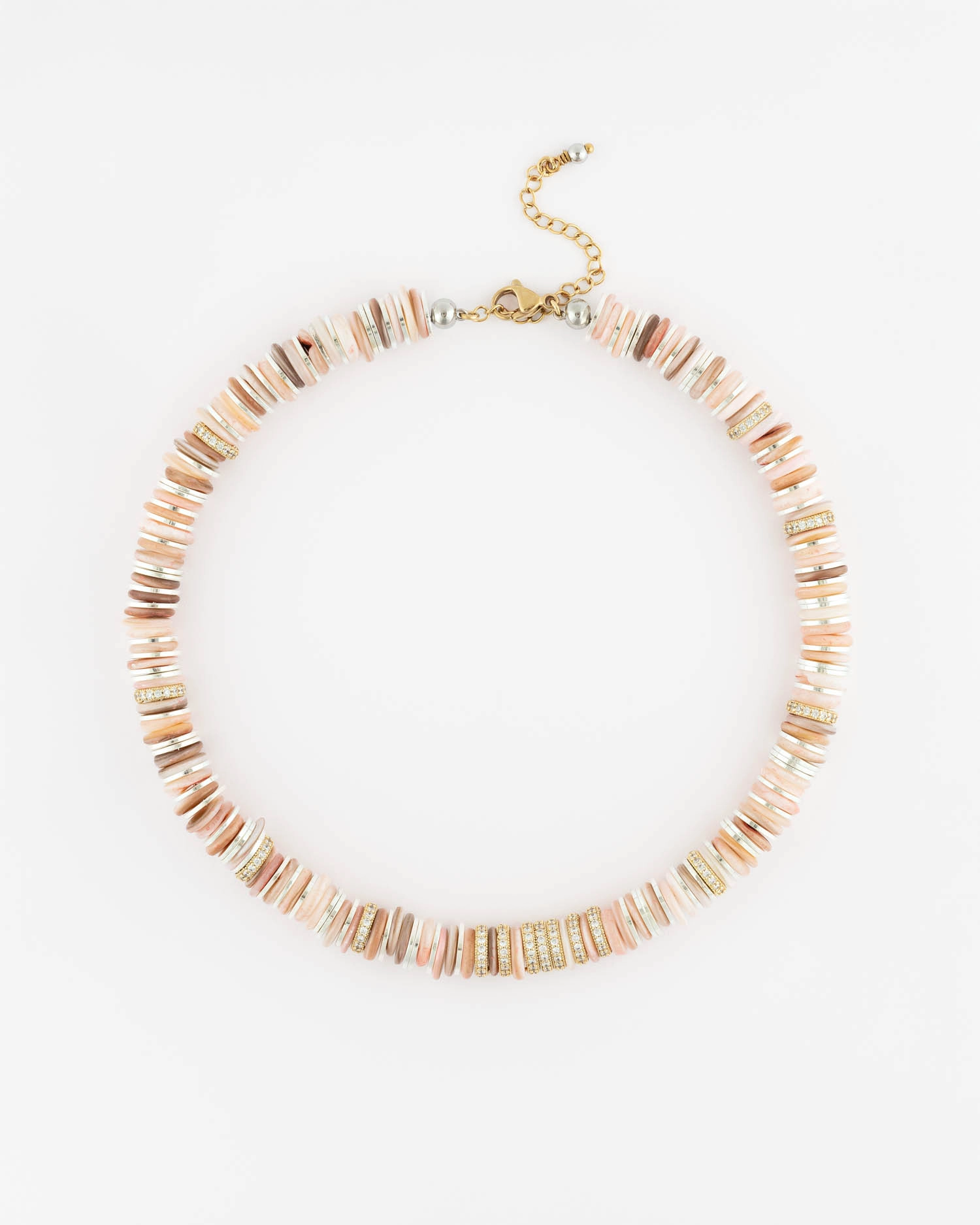 Collier Rondelle Pink