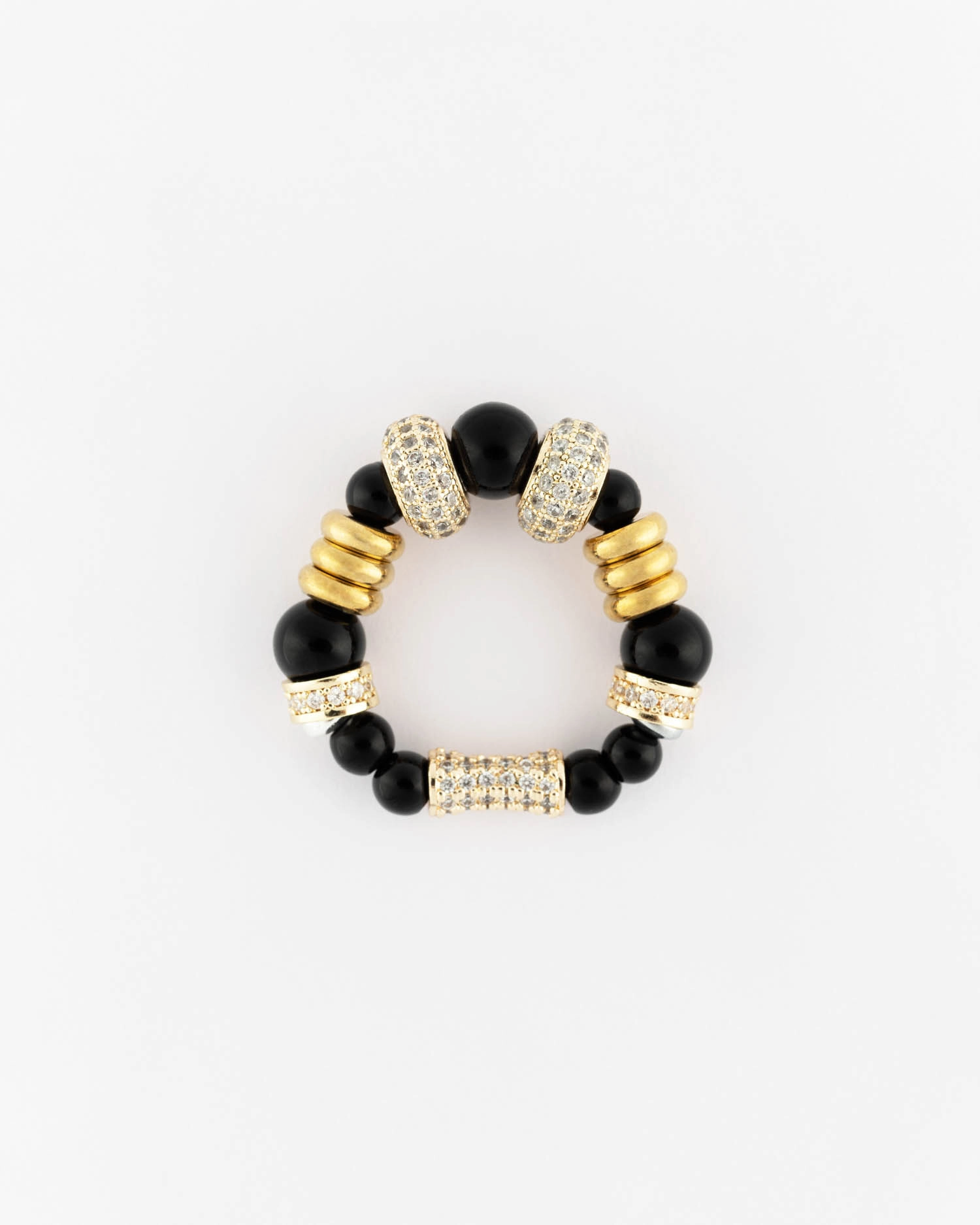 Bague Nefertiti Noir