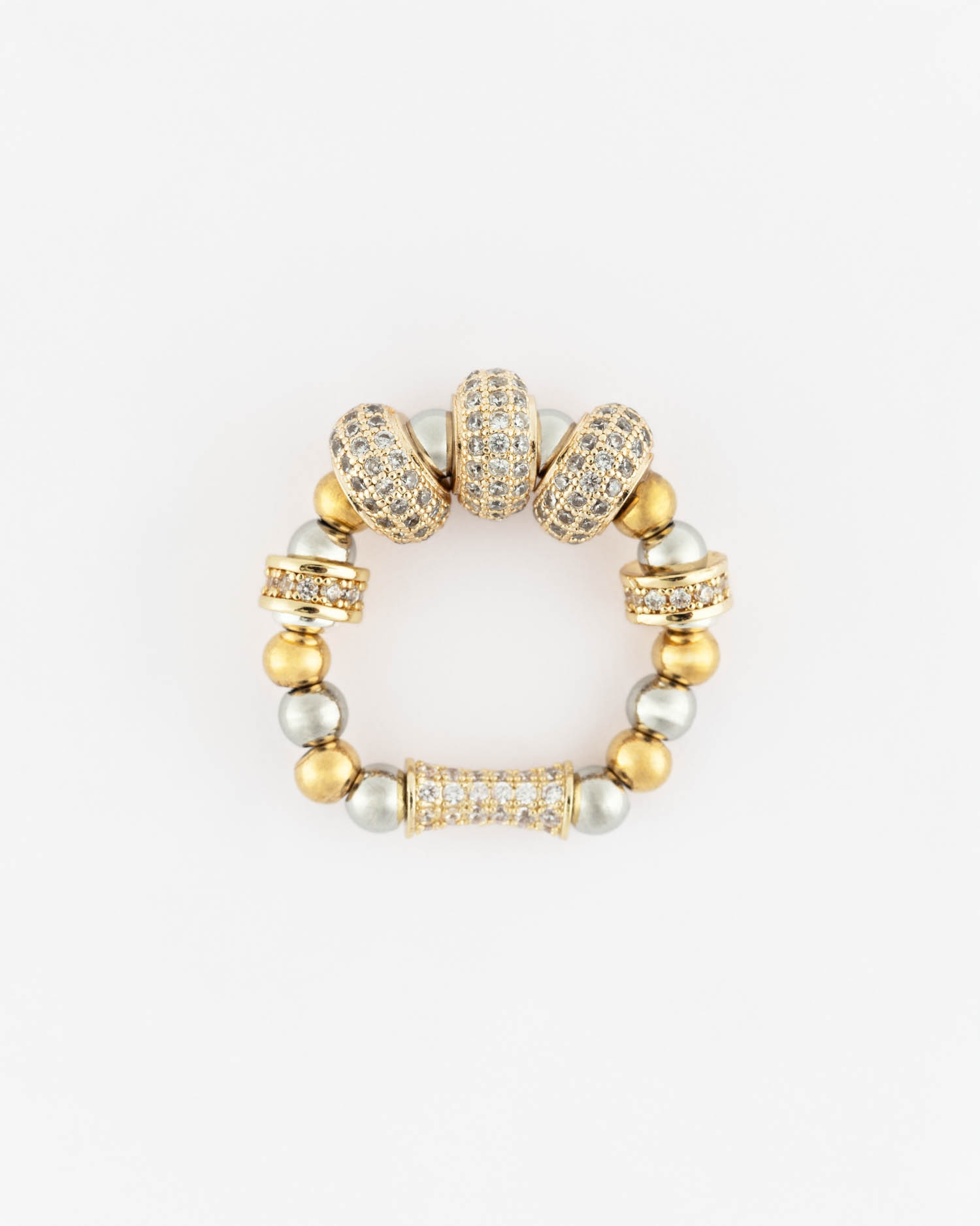 Bague Nefertiti Doré Triple