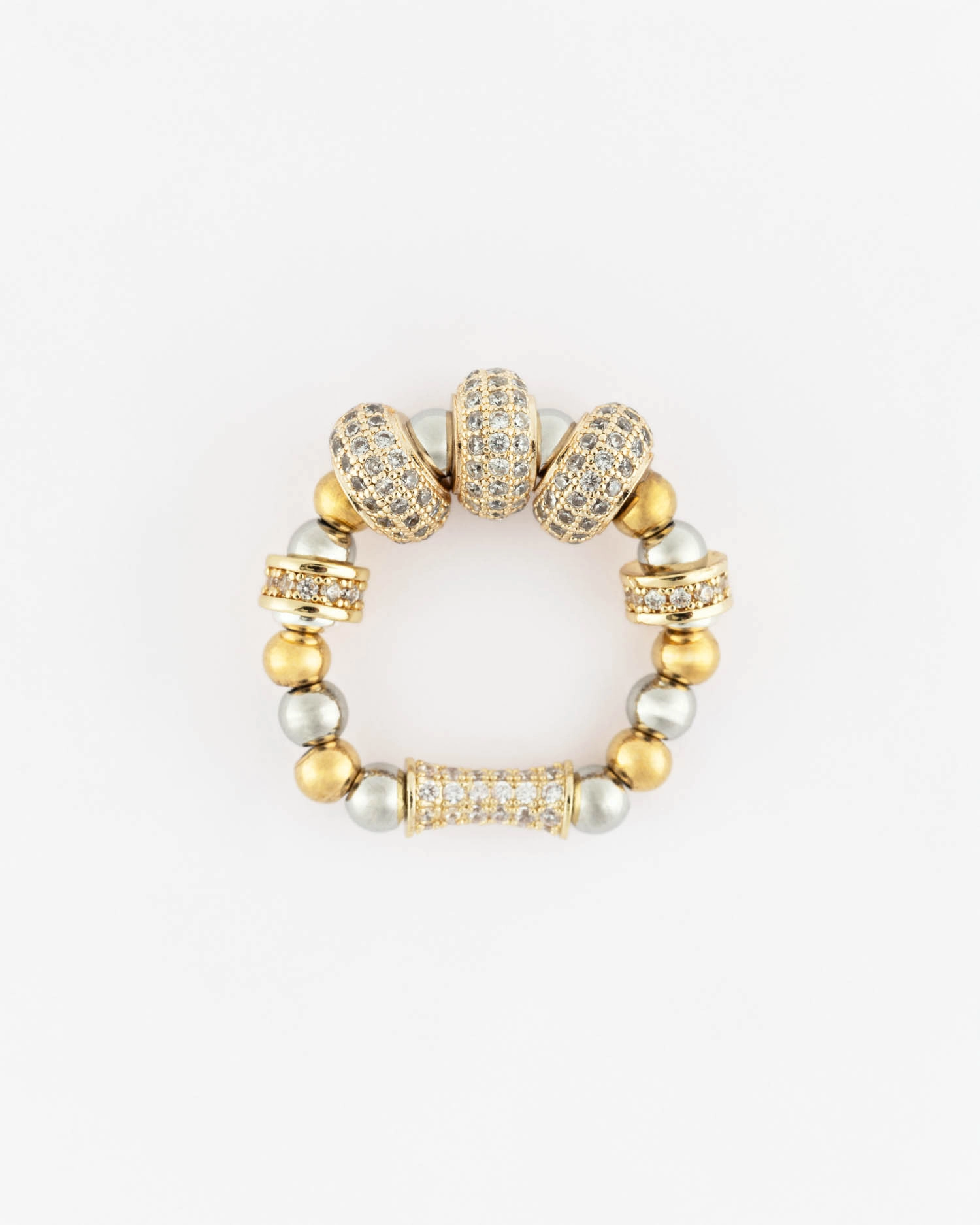 Bague Nefertiti Doré Triple