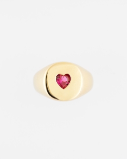 Bague COEUR ROSE
