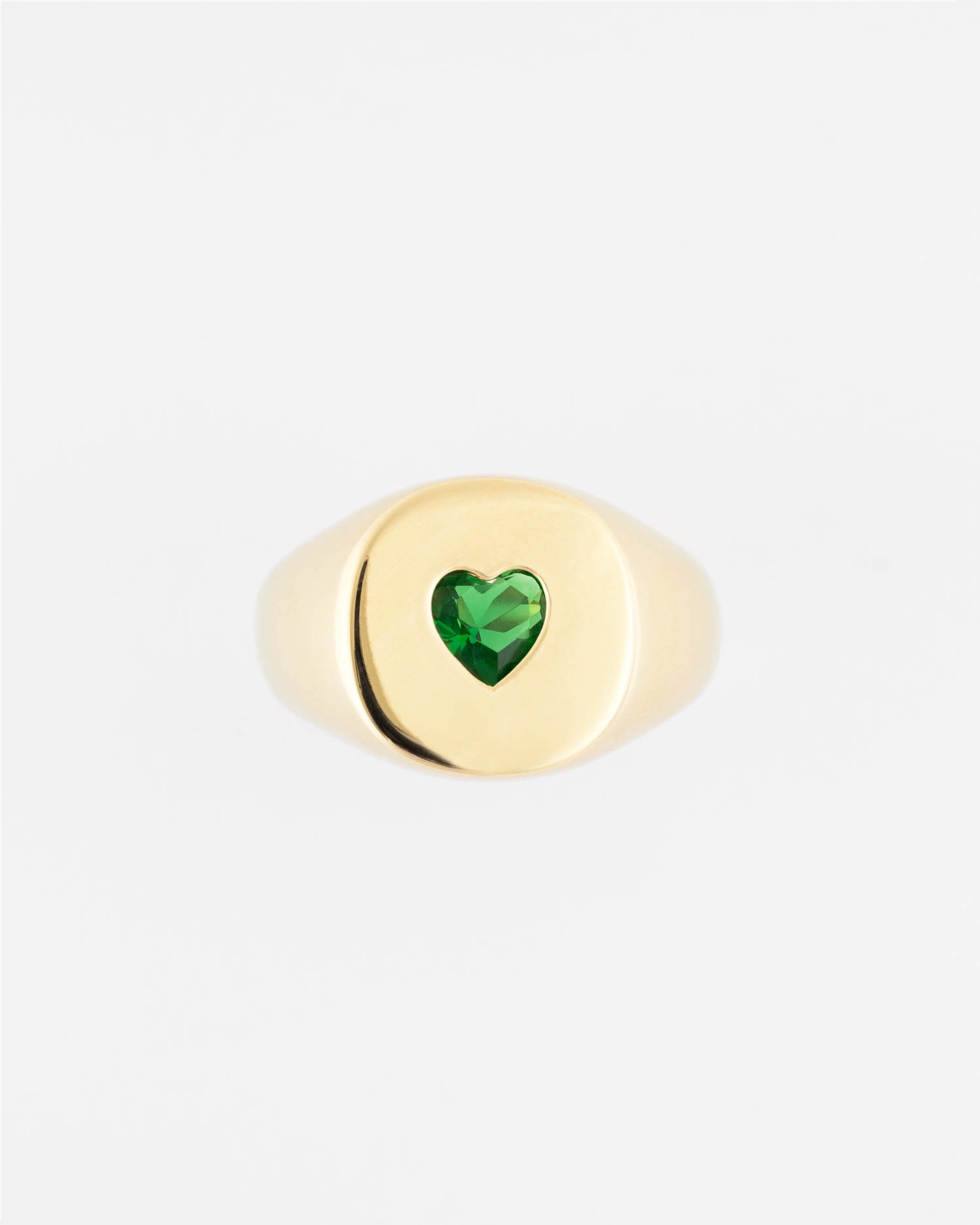 Bague COEUR VERT