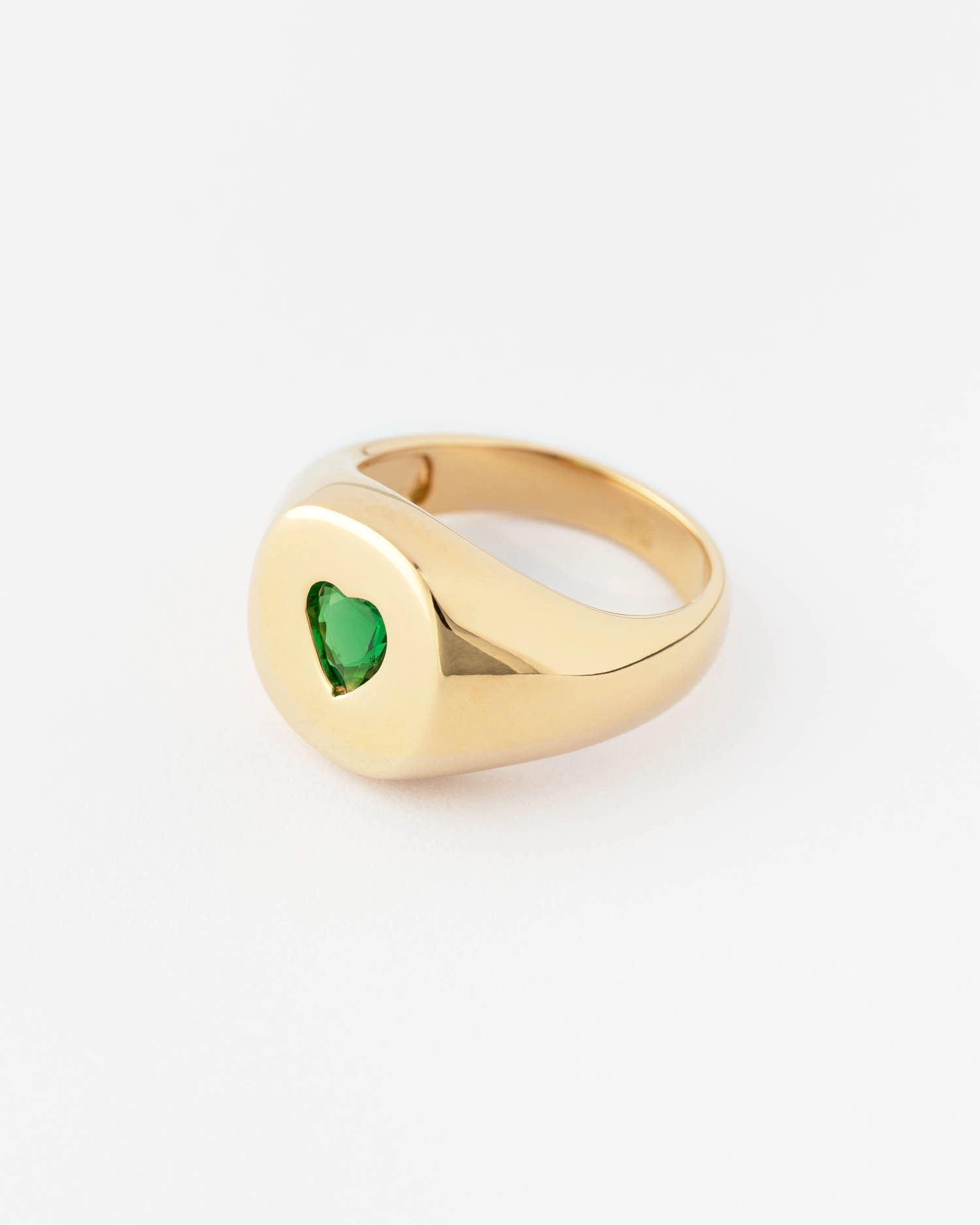 Bague COEUR VERT