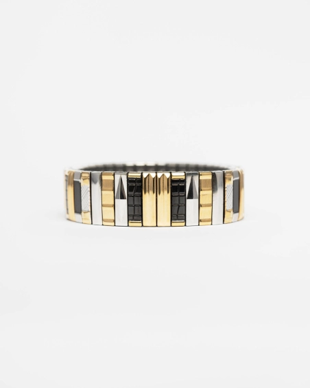 Bracelet SIG 14 Gold, Silver and Black siga